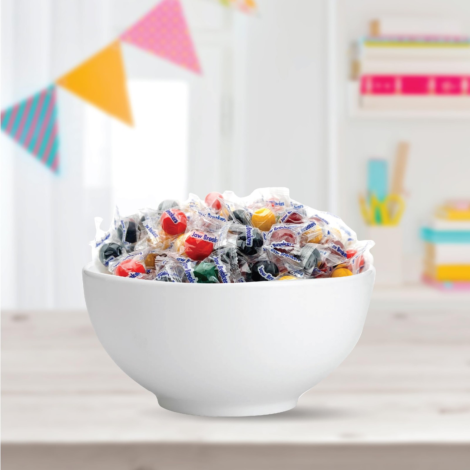 Jaw Breakers - 2 Pound Bulk Pack (About 170 Count) - Assorted Fruit Hard Candy gallery
