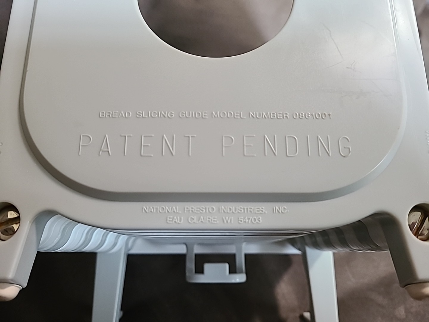 Presto Bread Slicing Guide Model #0861001 Vintage gallery