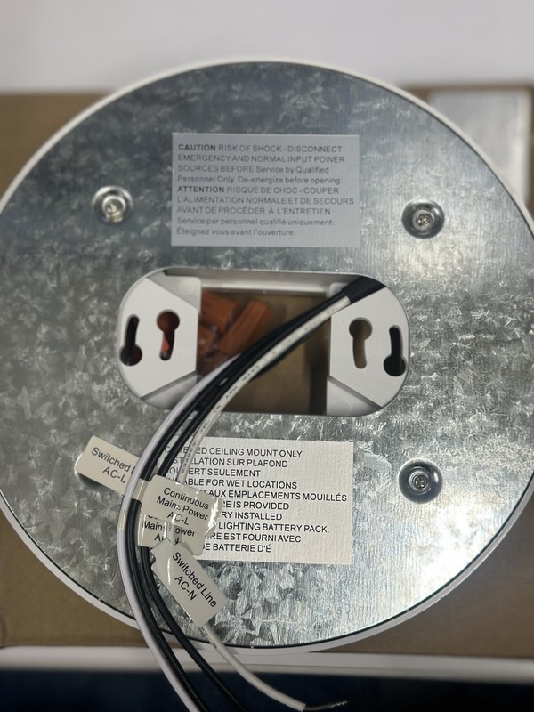 4 - PACK MG6 15W LED Recessed Disk Light 3500K Dimmable Emergency Fixture – NEW gallery