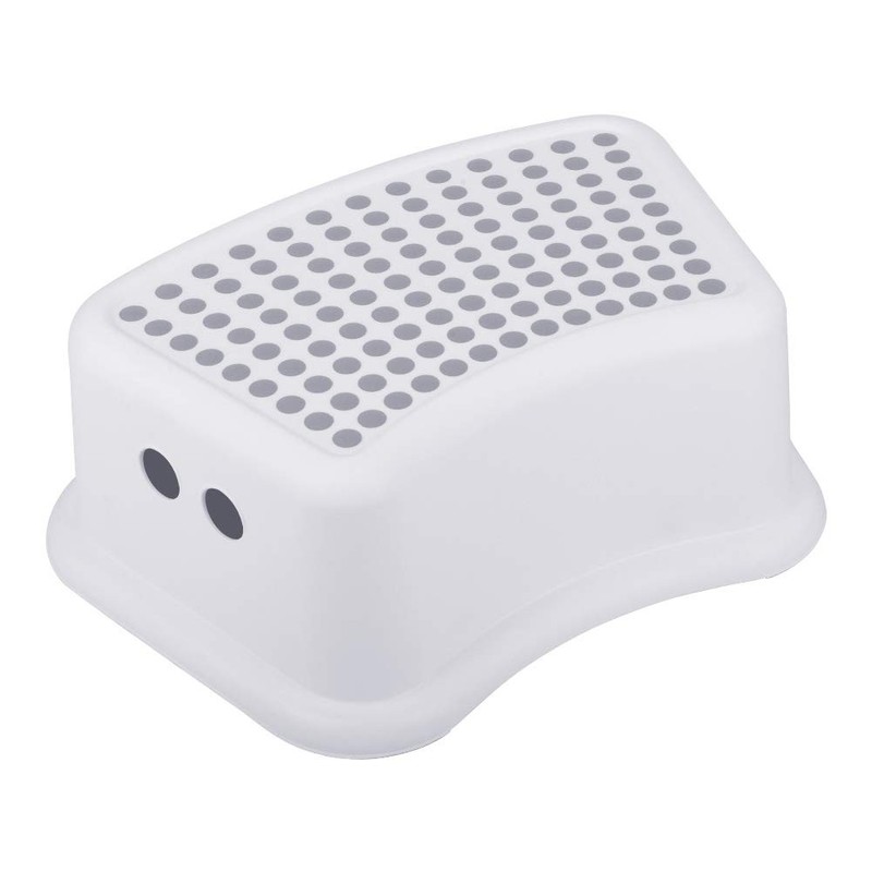 2 Pack Kids Step Stool Stackable Anti Slip Toilet Training Stool Grey gallery