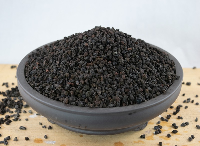 Pre Mixed Small Black Lava, Japanese Akadama, Hyuga for Cactus, Bonsai Tree Soil gallery
