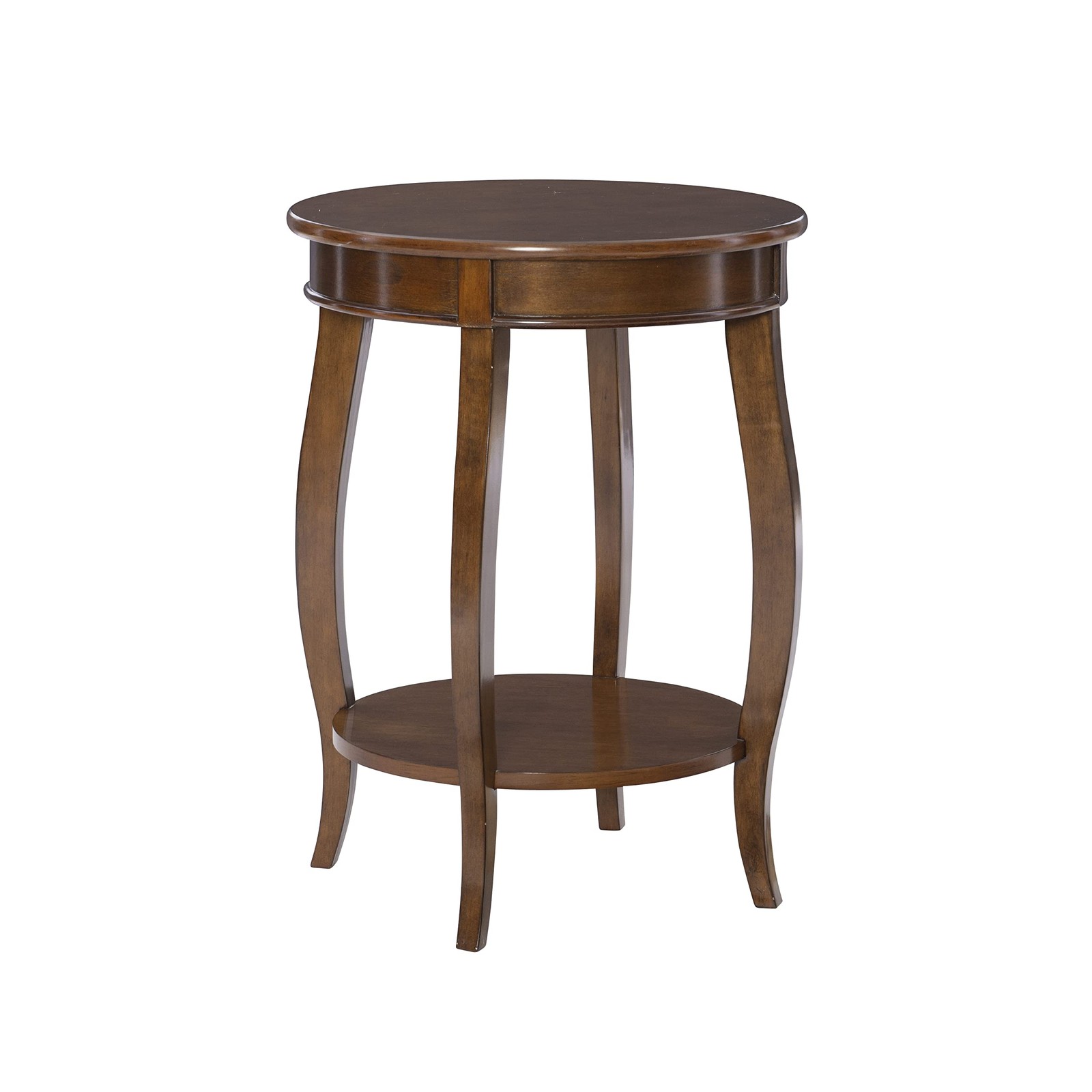 Powell Furniture Powell Hazelnut Round Shelf Table, 18 L x 18 W x 24 H gallery