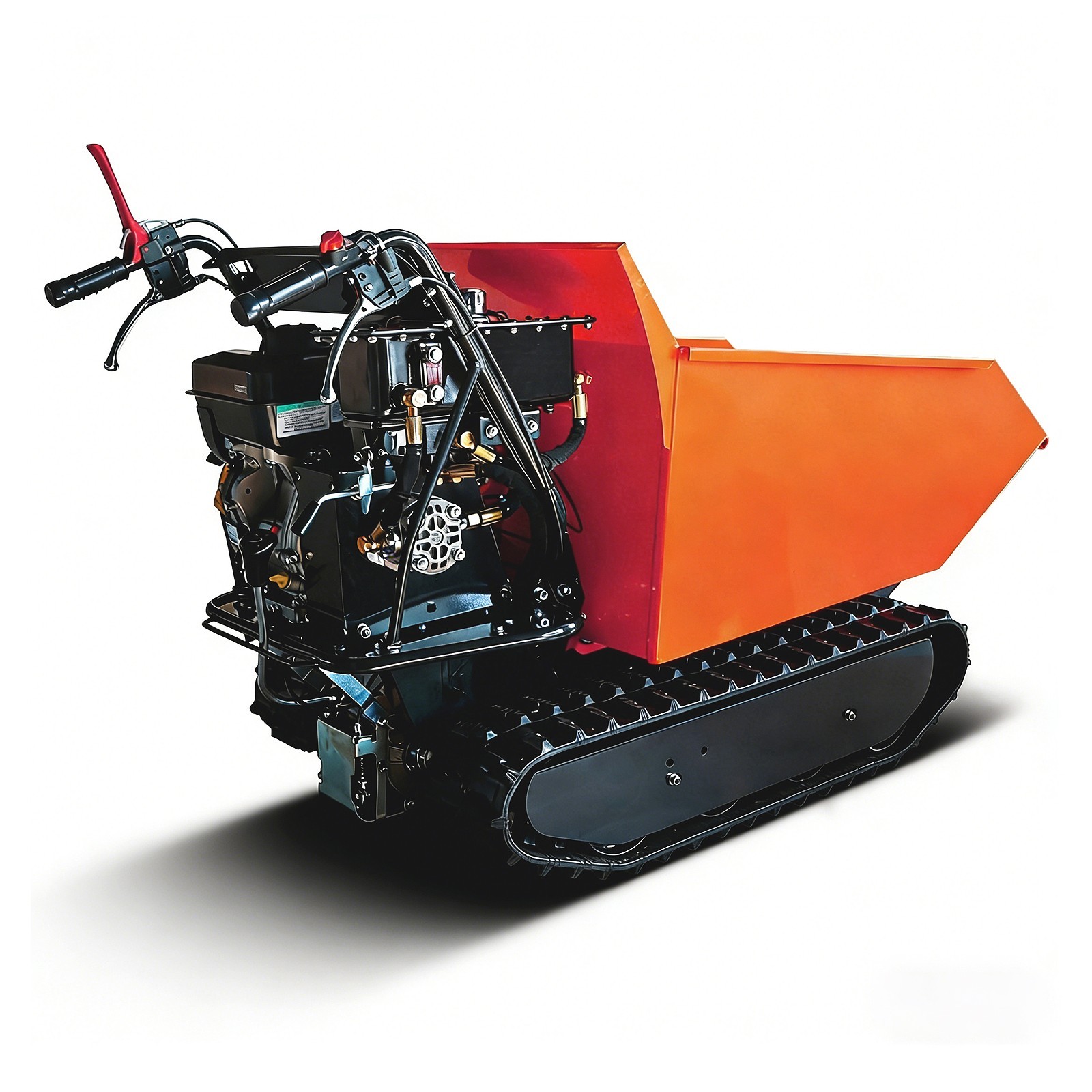 1100 lbs Loading Capacity Track Barrow with Hydraulic Assist gallery