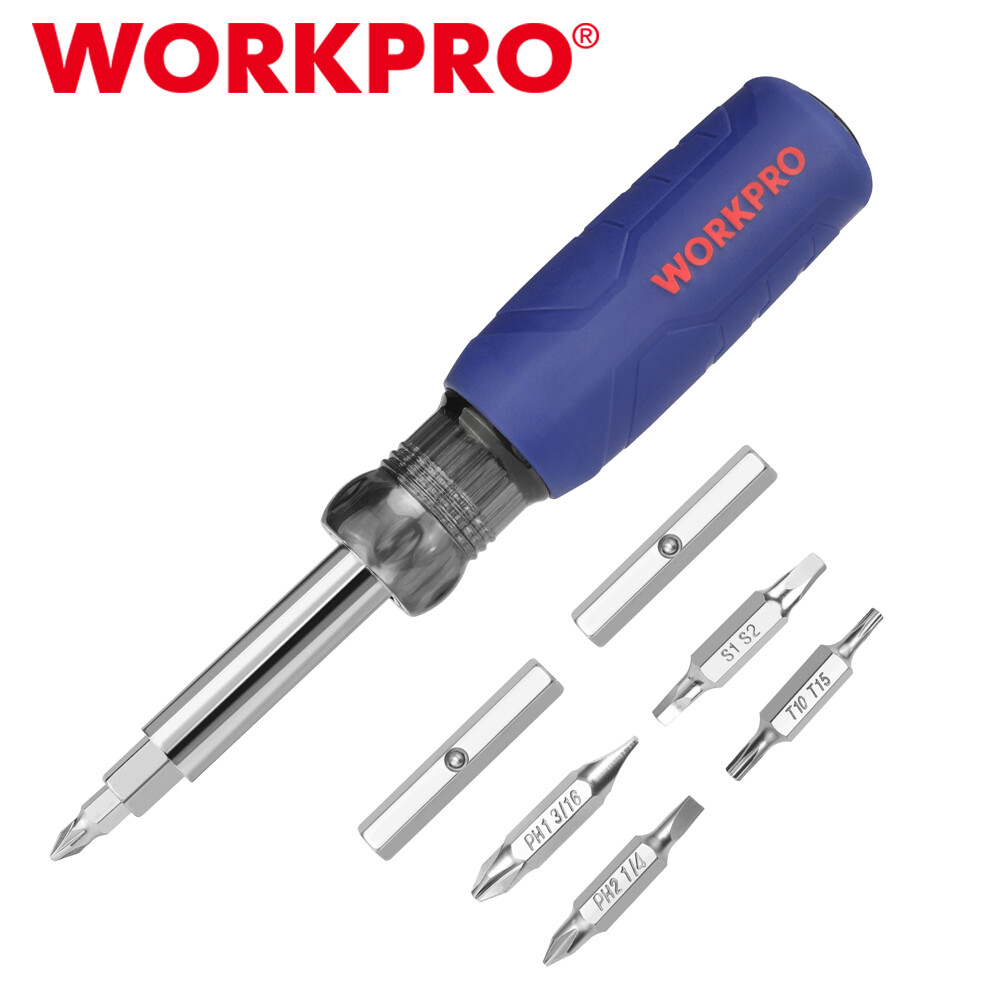 WORKPRO 11-in-1 Screwdriver/Nut Driver Set Tool Philips/Slotted/Torx/Square 3Nut gallery