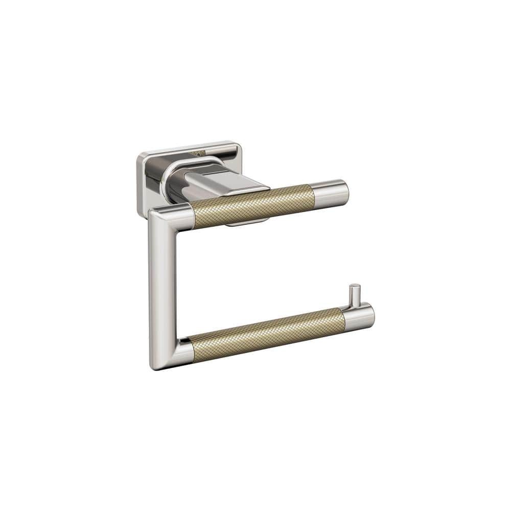 Amerock Esquire 5-7/8 in. L Single Post Toilet Paper Holder w/ Polished Nickel gallery