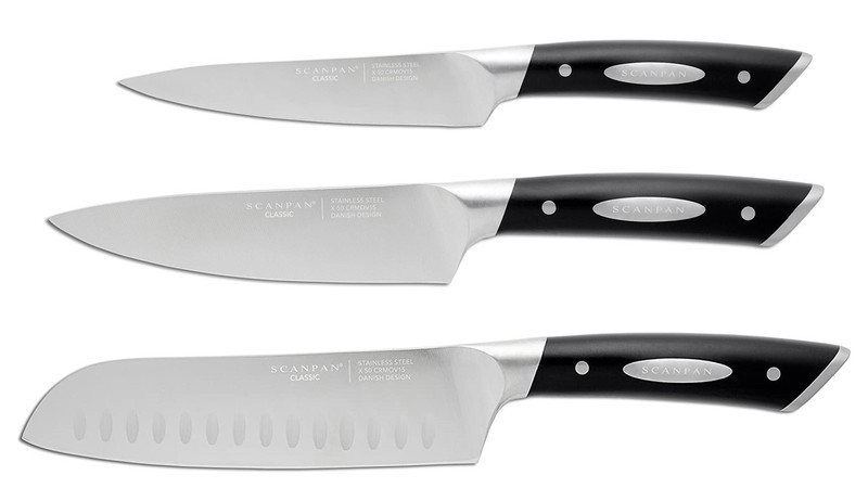 Premium Kitchen Knives With Sharp Blades Comfy Grip Scanpan Classic Collection gallery