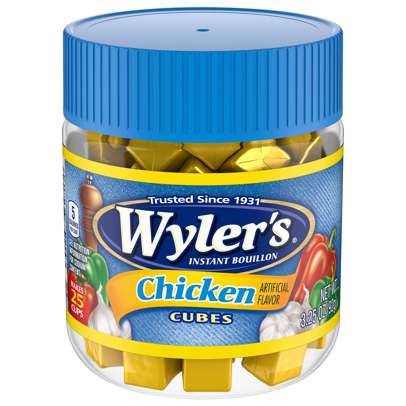 Wyler's Instant Bouillon, Chicken Cubes, 3.25 Ounce (Pack of 8) gallery