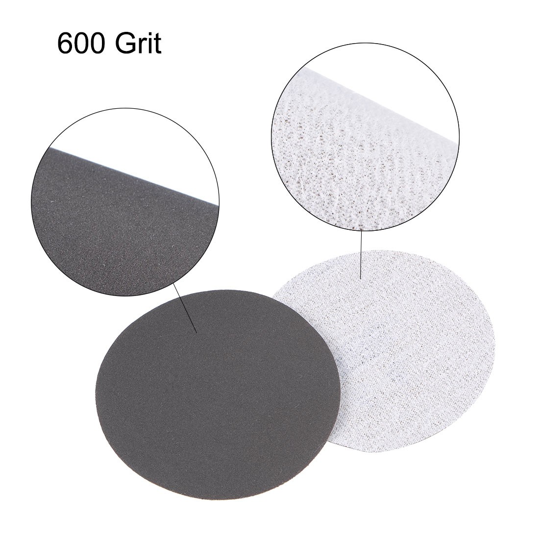 30pcs 3 inch 600 Grit Hook and Loop Sanding Disc Wet Dry Disc Silicon Carbide gallery