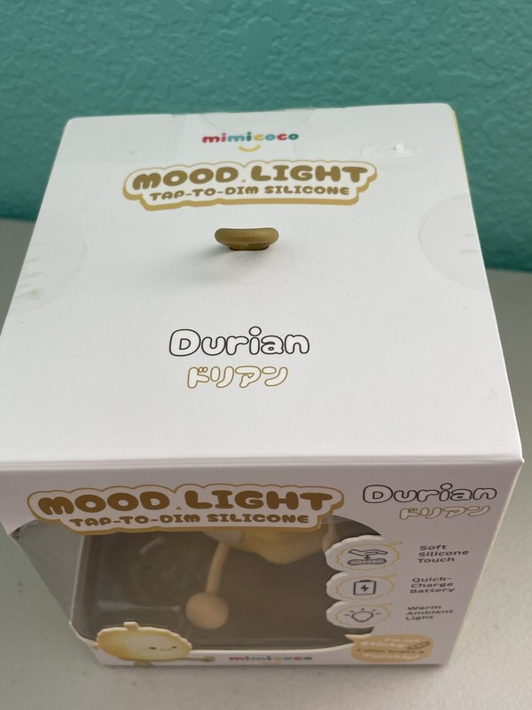 Mimicoco Warm White Moodlight DURIAN Tap To Dim Light Silicone NEW IN BOX gallery