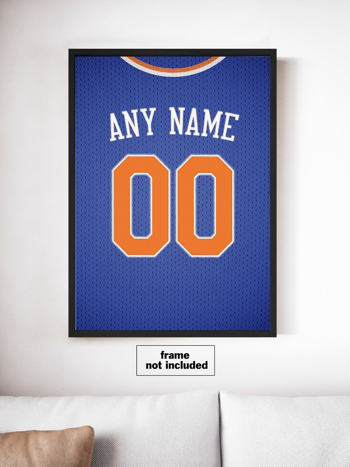 New York Knicks Jersey Print-Personalized Any NAME & NUMBER gallery