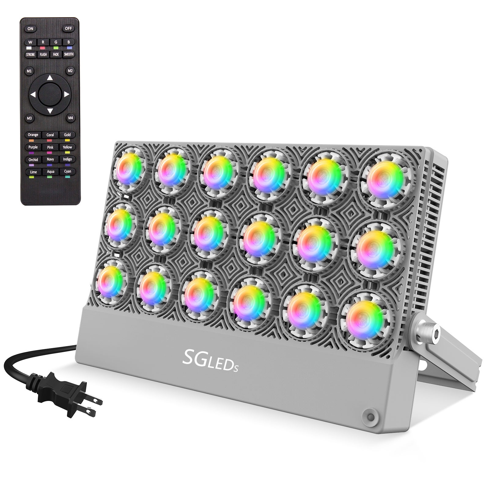 600W Equivalent RGB Flood Light Outdoor LED Light 100W Xmas Stage Decorate SANSI gallery
