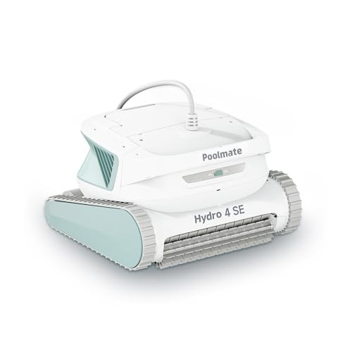 Hydro 4SE Robotic Pool Cleaner, Wired Automatic Pool Vacuum with Wall & GREEN gallery