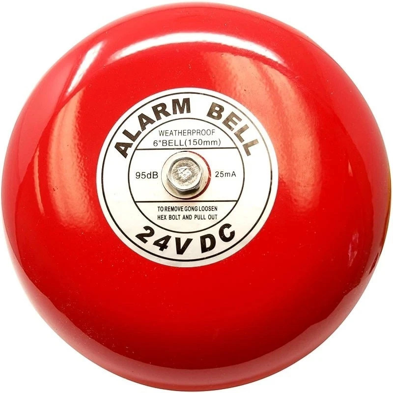 CB-6B 95dB 5.9in Electric Round Fire Alarm Bell Aluminum Base School Home NEW gallery