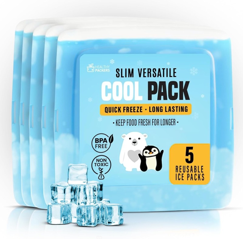 Healthy Packers Ice Pack for Lunch Box & Coolers Long-Lasting Freezer Packs gallery