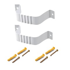 VYH Downspout Adapter Gutter Strap 2×3 Leader white 2pcs