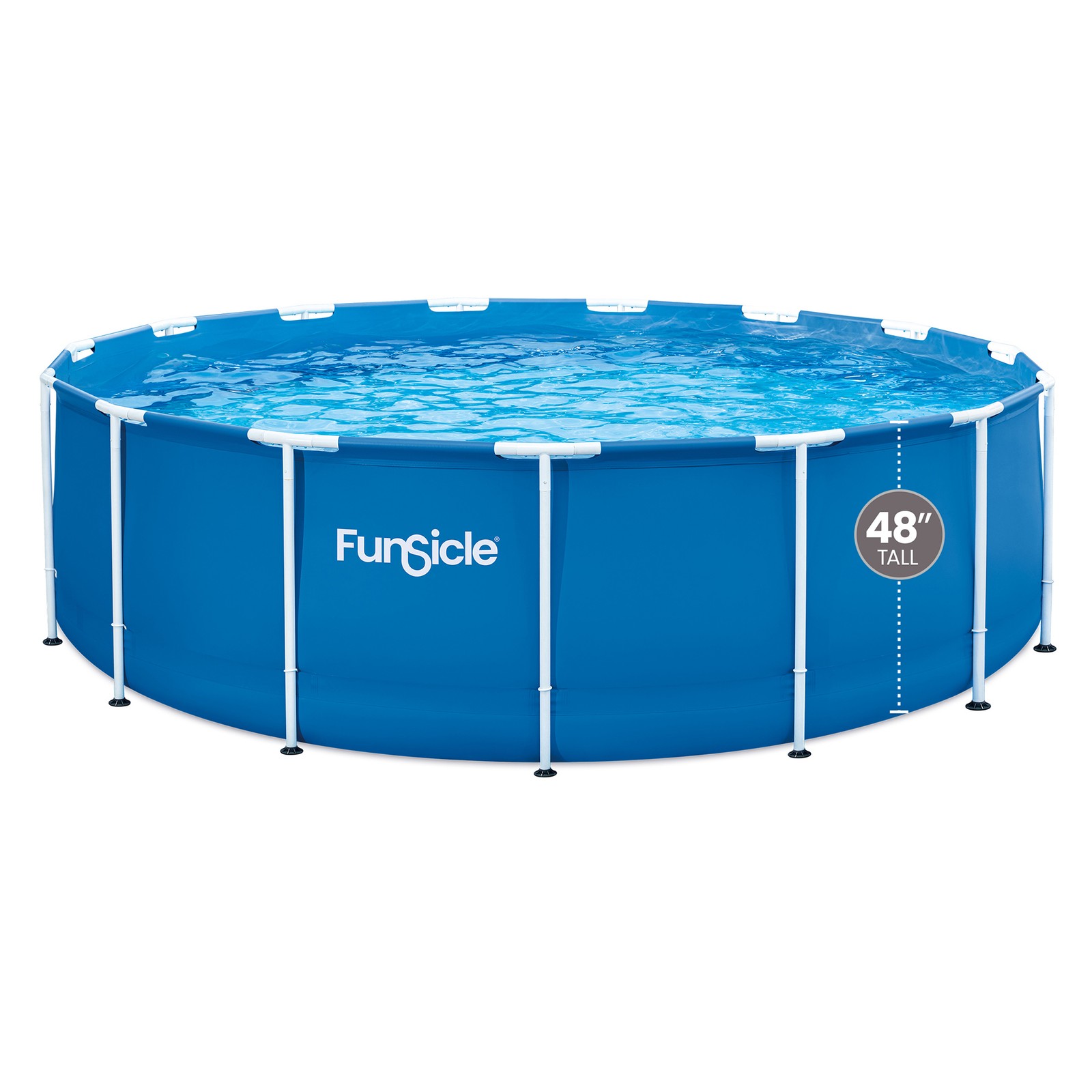Funsicle 15' x 48" Outdoor Activity Round Frame Above Ground Swimming Pool Set gallery