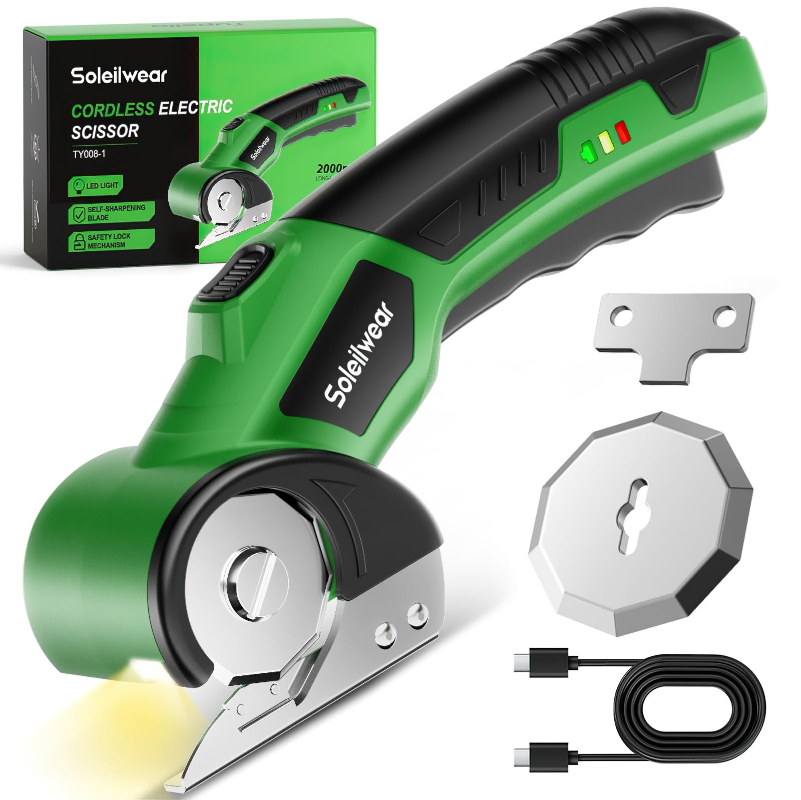 Cardboard Cutter, Rechargeable Cordless Electric Scissors, 4V Upgrade Motor E... gallery