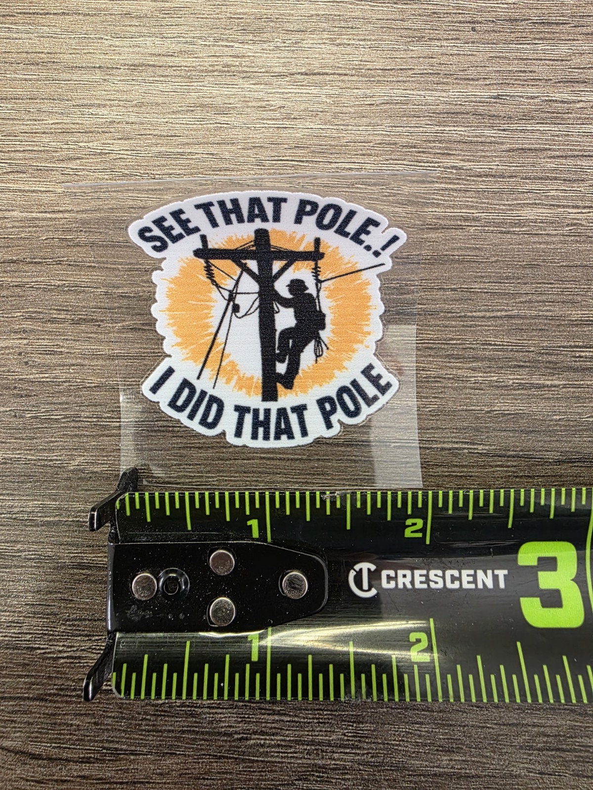 Funny Hardhat Vehicle UV DTF decal Sticker Waterproof Lineman Electrician gallery