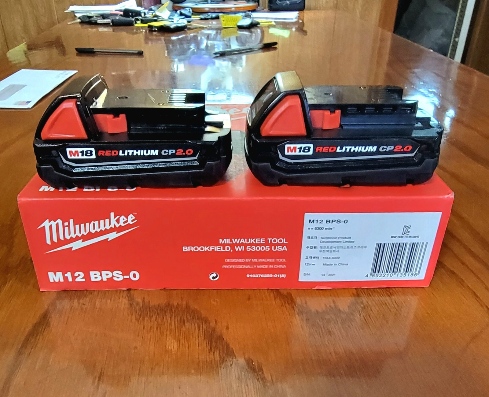 2X- NEW--100% Guaranteed-GENUINE Milwaukee M18 CP2.0 48-11-1820 Batteries. gallery