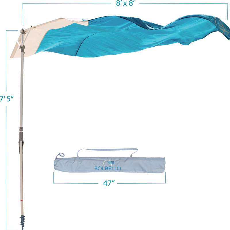 Solbello The Ultimate Wind-Driven® beach umbrella. gallery
