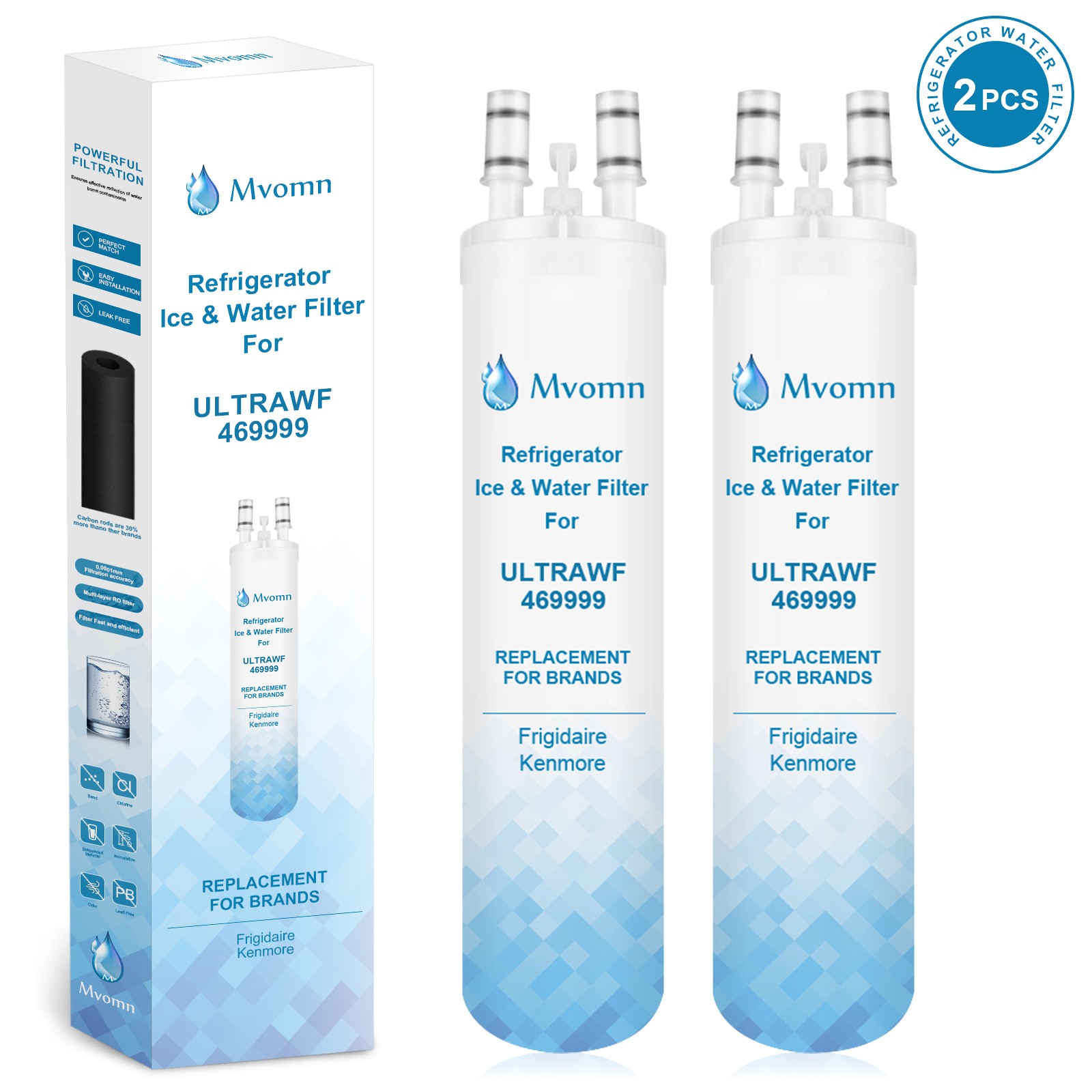 2 Pack ULTRAWF Frigidaire Ultra PureSource Refrigerator Water Filter NEW gallery