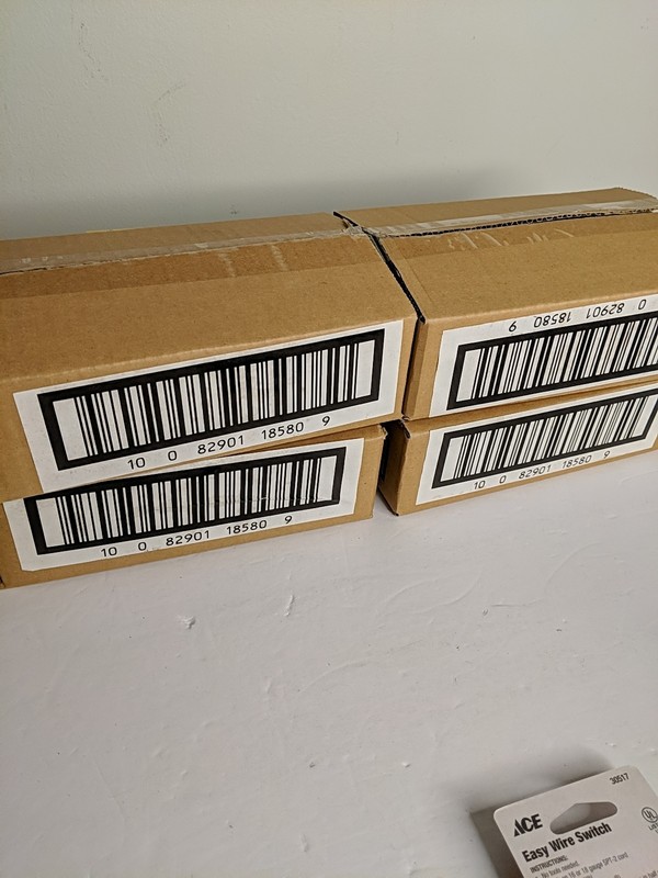 40x Black / Dark Brown Wire Cord Lamp Switches for 16 or 18 Gauge SPT-2 6A-125V gallery