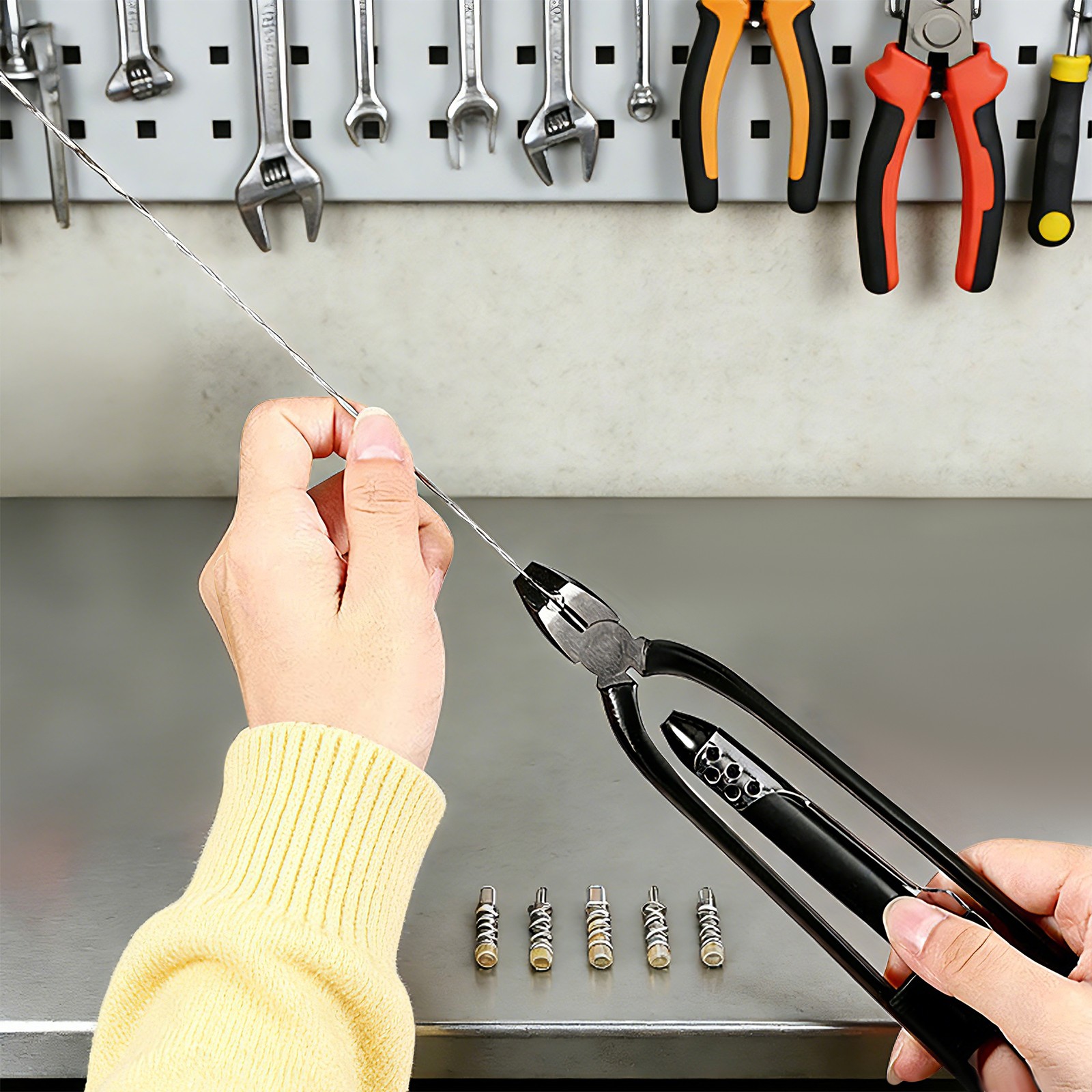 Safety Wire Plier Lock Wire Twisting Tool Winding For Aircraft & Auto Industry gallery