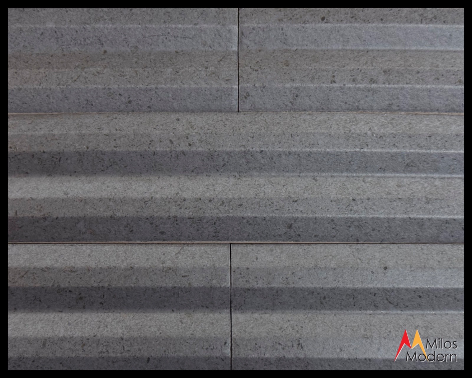WOW Stripes Tile Black Graphite Stone - Spain 3x12 - 13 Pc/Box 48 Boxes Avail gallery