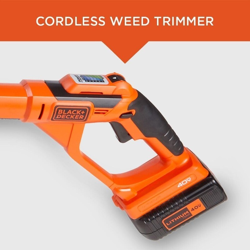 BLACK+DECKER 40V MAX* Lithium String Trimmer - LST140C gallery