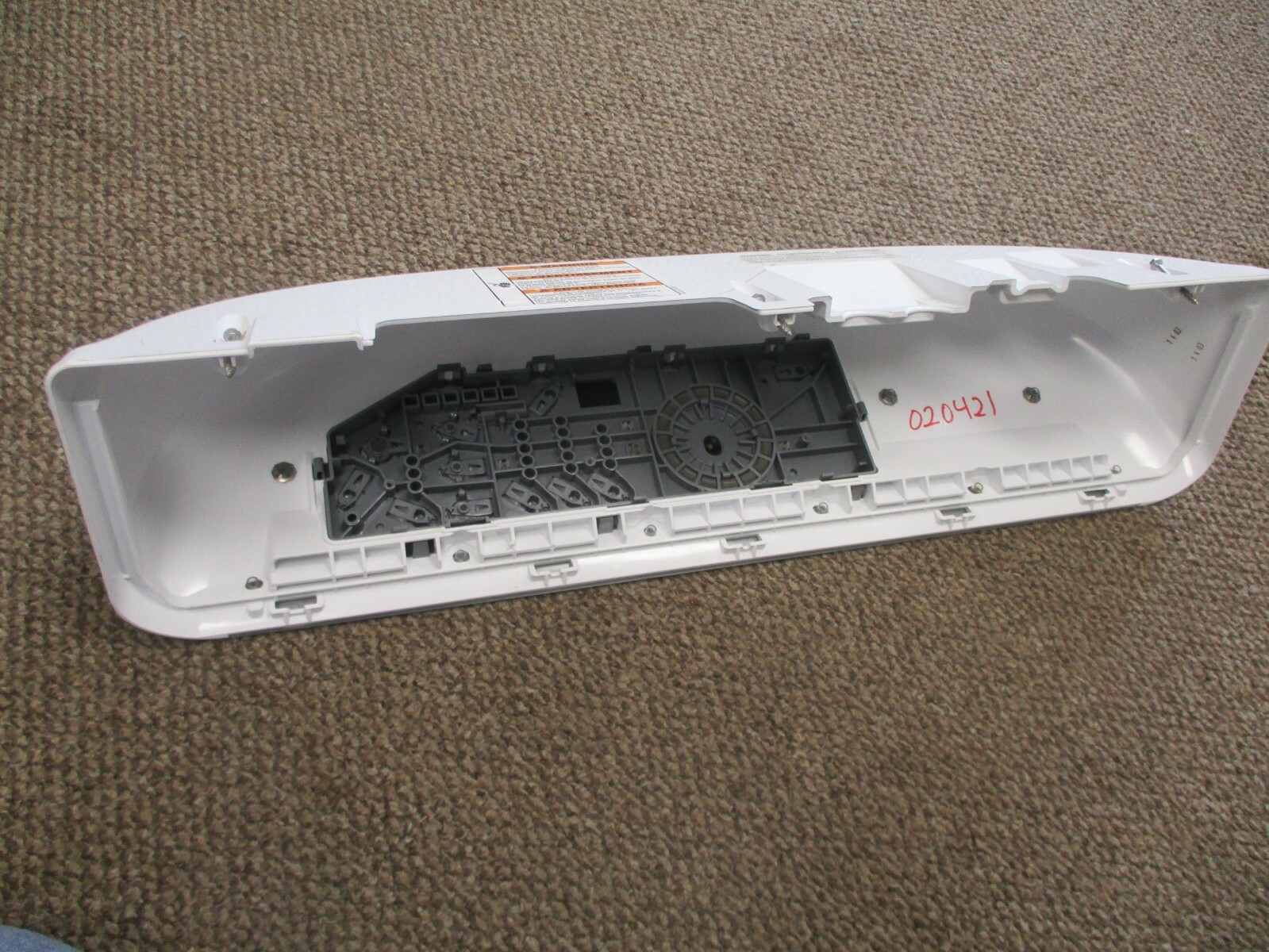 Whirlpool Cabrio Washer Console Touch Screen/Push Button Panel WPW10521079 gallery