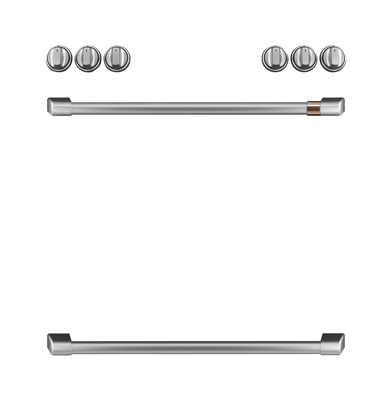 New Cafe Front Control Gas Knobs, Handles Brushed Stainless CXFCGHKPMSS $299.00 gallery