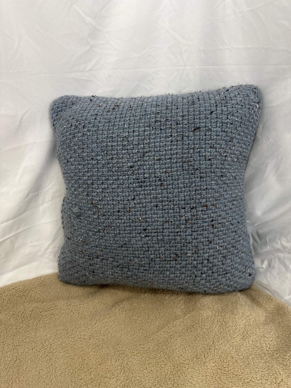 Threshold™ Square Marled Knit Pillow gallery