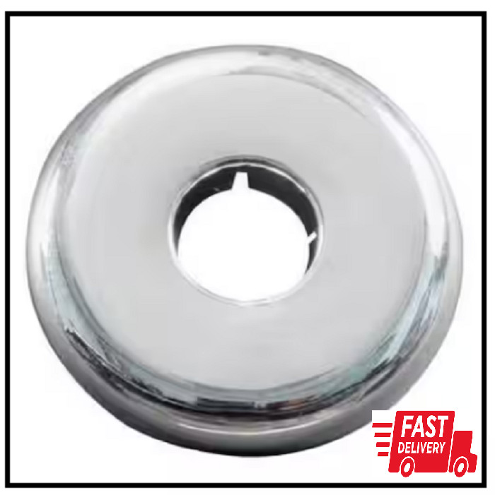 Copper Tube Chrome-Plated Split Floor and Ceiling Plate 20-PACK 1/2in. X 2.5in. gallery