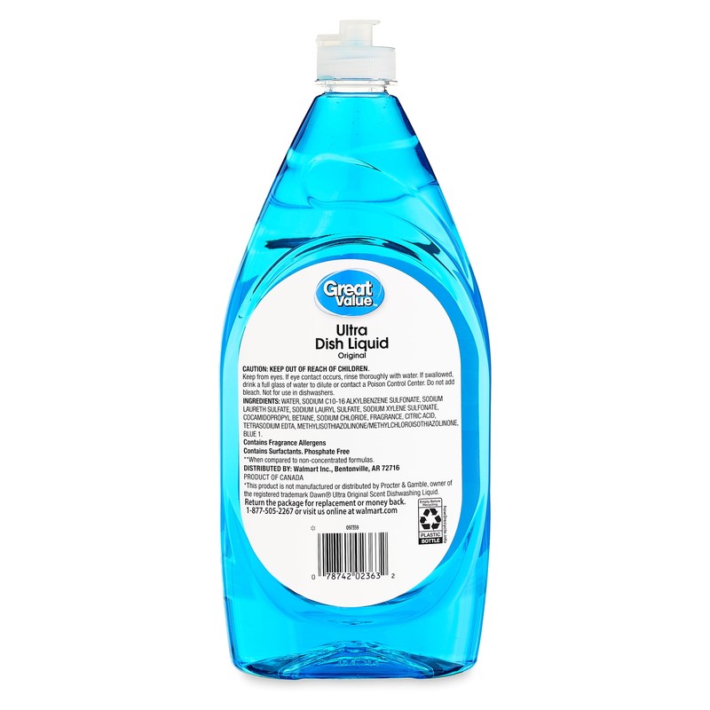 (4 pack) Ultra Dish Liquid, Original, 28 fl oz gallery
