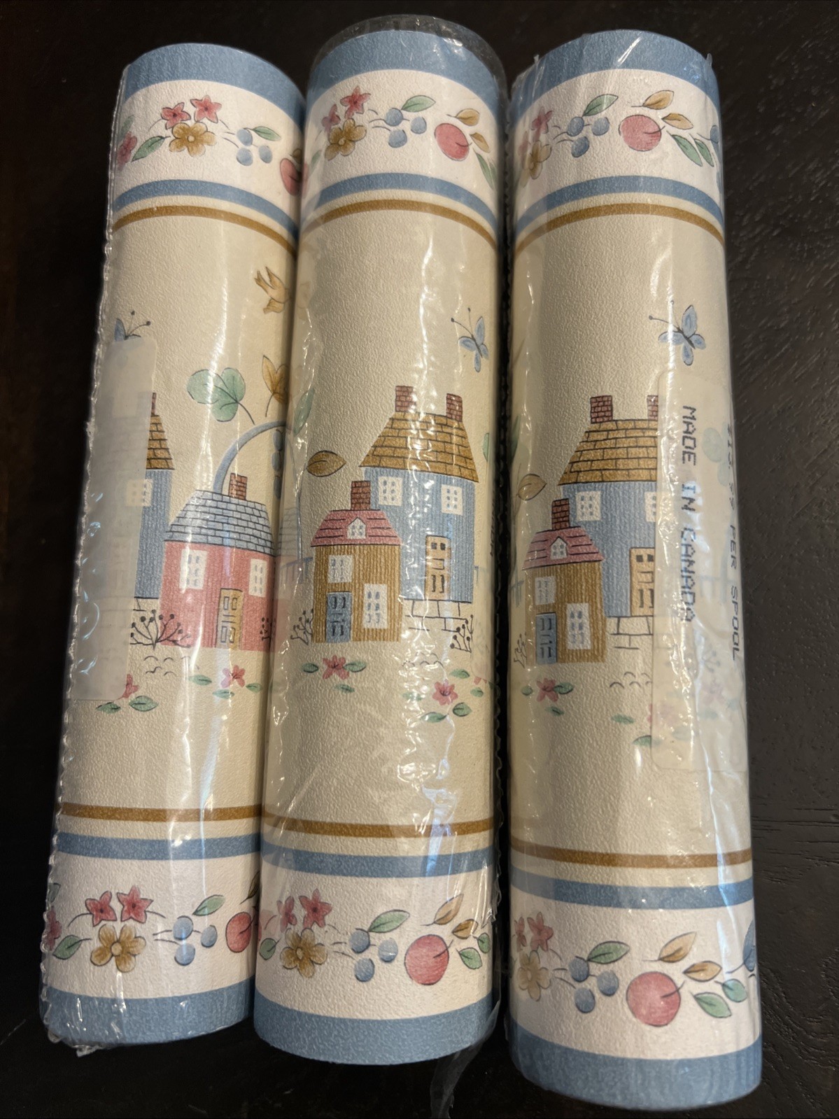VTG Heartland Pattern Wallpaper Boarder 3 Rolls Unopened (5 yds each) 45 Feet gallery