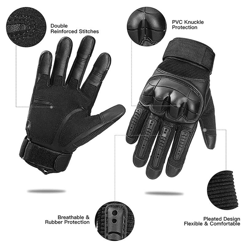 Safety Work Gloves Touch Screen Knuckle Protection for Construction Garden gallery