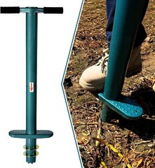 Sod Plugger Bulb Planter Planting Tool, Easy to Assemble Garden Trasnplanter wit