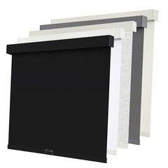Cordlessout Roller Shades Blinds for Windows Free-Stop,Pull 35″W x 72″H Black