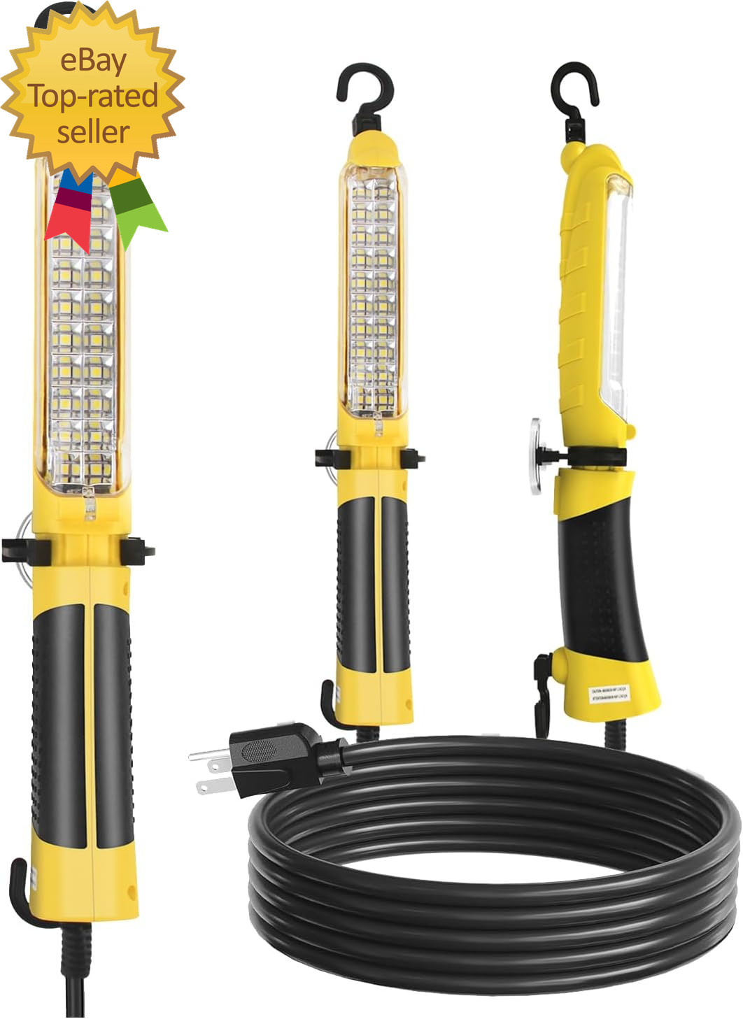 LED Trouble Light, Handheld Corded Work Lights with Strong Magnet, Double Swivel gallery
