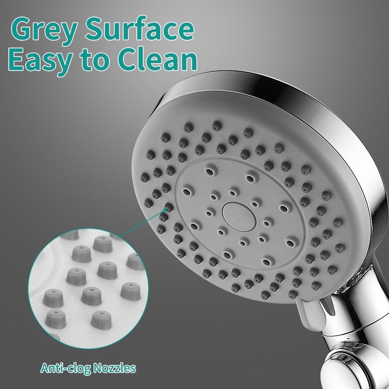 Handheld Shower Head with 79" Extra Long Hose 7 Modes High Pressure Shower He... gallery