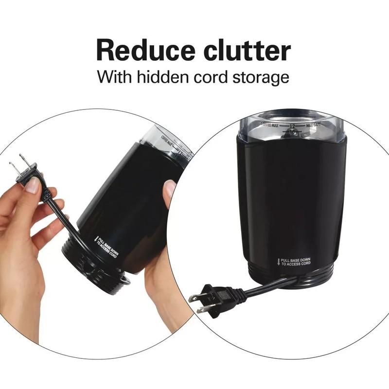 Hamilton Beach Coffee Grinder Black - 80410: Electric Blade Grinder for Coffee B gallery