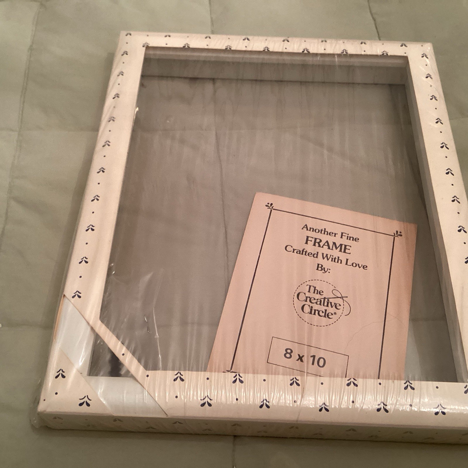 The Creative Circle 8x10 White Frame New In Plastic Vintage 1986 gallery