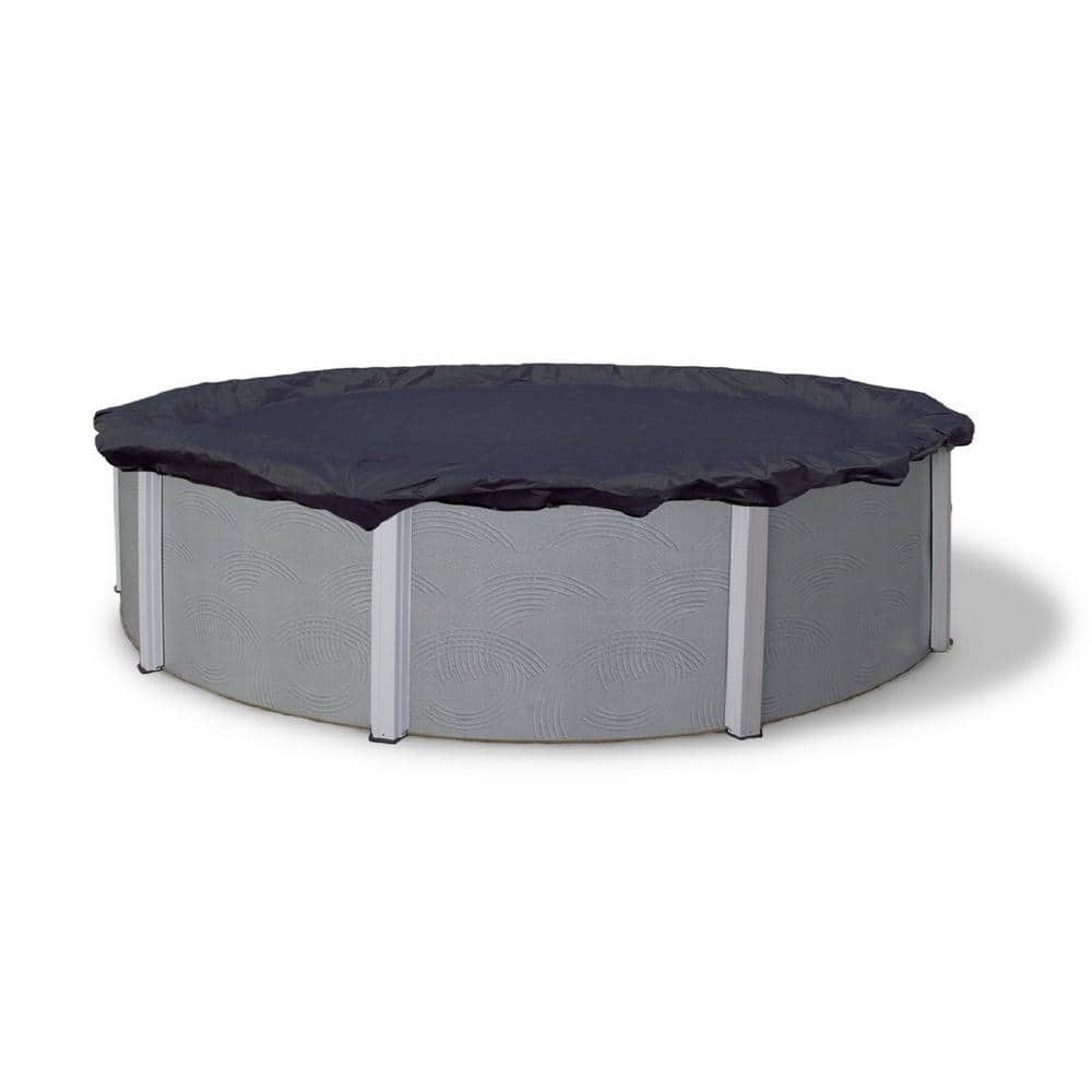 18 Ft. Round Blue Above-Ground Winter Pool Cover Thick Lightweight Durable New gallery