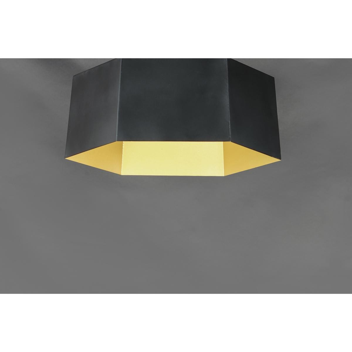 Maxim Lighting 30331BKGLD Honeycomb Mini Pendant Black and Gold gallery