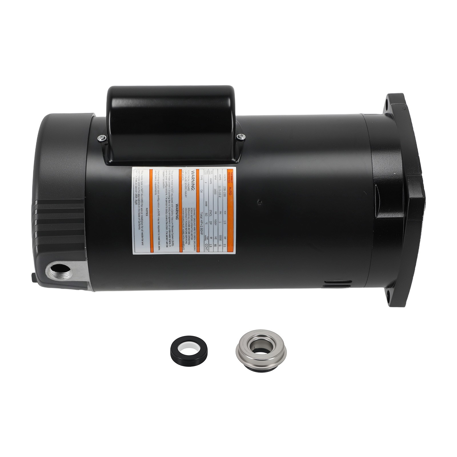 Single Speed Pool Motor 2HP 230V 56Y Frame 3450RPM Compatible with B2843 B843 gallery