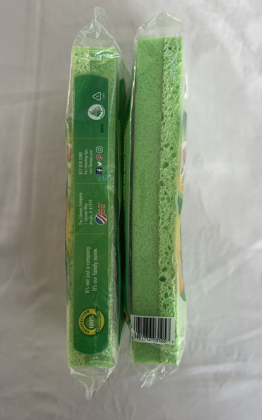 Libman Scrubster Mop Refill Easy Change Snap-On Absorbent 03105 Lot of 2 NEW gallery