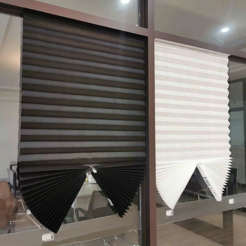 36''x72'' Pleated Window Paper Shades Light Filtering Half Blackout Blinds gallery