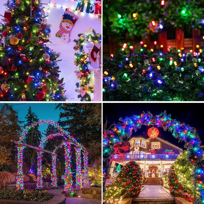 Multicolor 500LED Christmas String Lights 164ft Christmas Lights Waterproof gallery