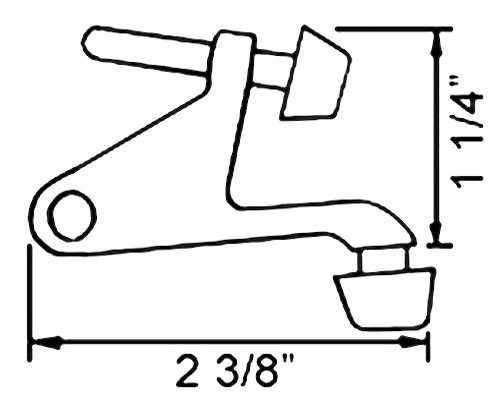 New Rustic Door Hinges Pin stop stopper MR07-GAC gallery