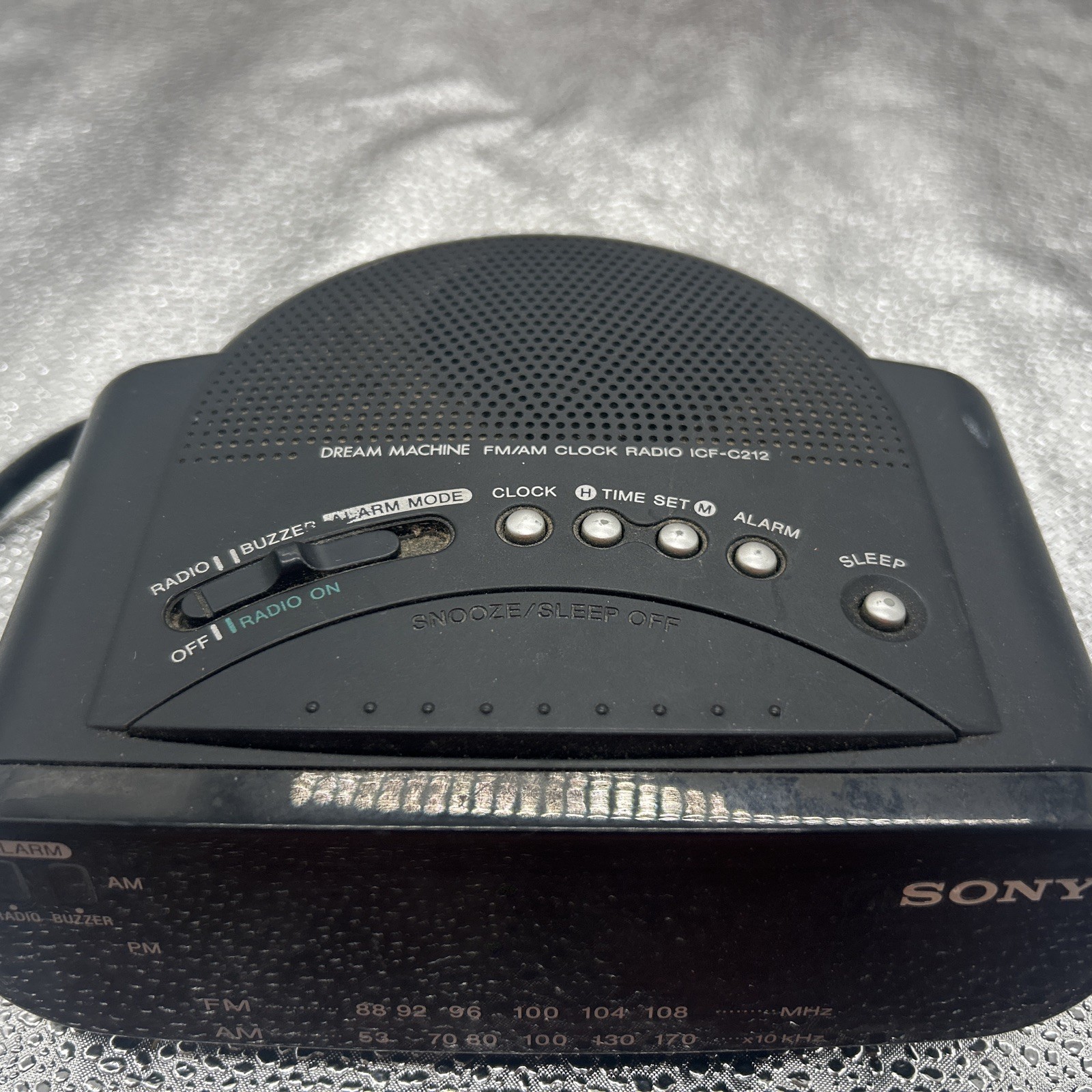 SONY ICF-C212 Dream Machine FM/AM LED Alarm Clock Radio Snooze Battery Backup gallery